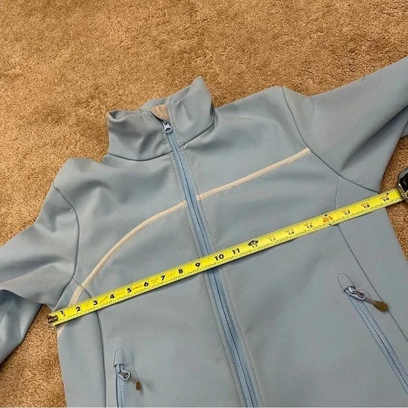 Columbia Titanium Softshell Omni Shield Light Blue Shell Jacket - Picture 11 of 13